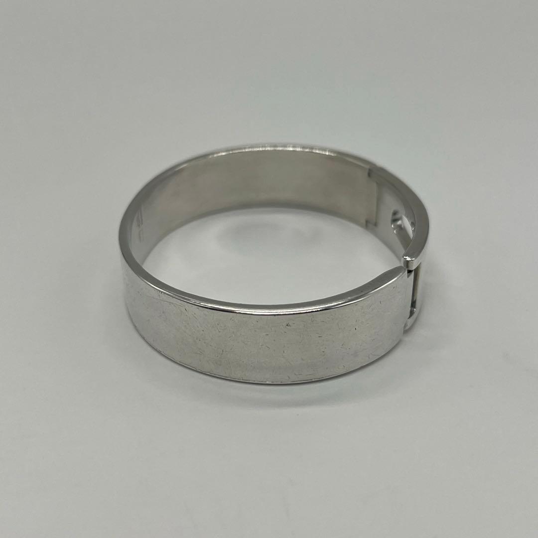 グッチ GUCCI Gカットアウト プレート バングル　SV925