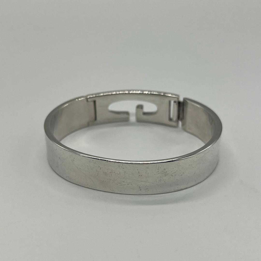 グッチ GUCCI Gカットアウト プレート バングル　SV925