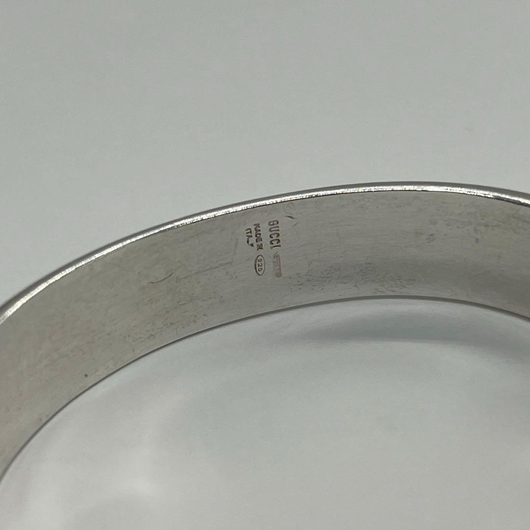 グッチ GUCCI Gカットアウト プレート バングル　SV925