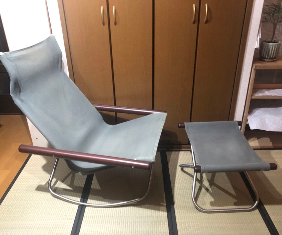 ニーチェアxロッキング&オットマンセット販売