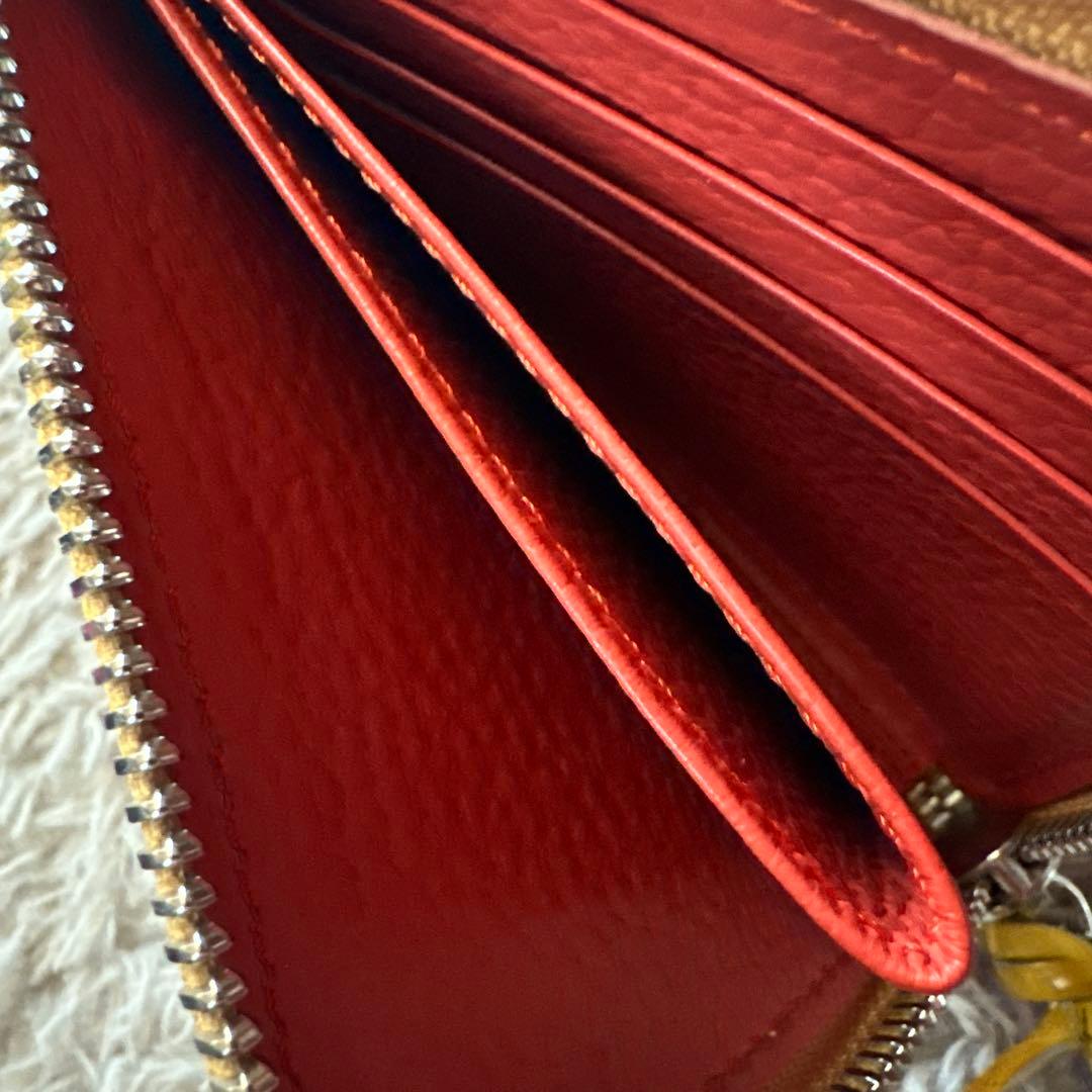 ブルーナボイン　クロコダイル　スモールウォレット　イエロー　新品