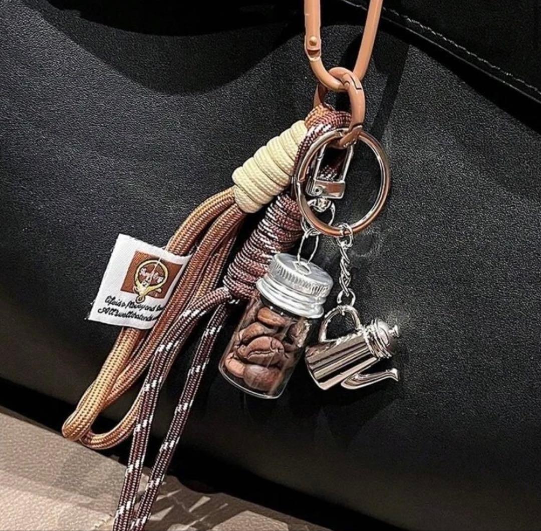 まな様♡ 新品 じゃらじゃらキーホルダー カフェ 7個おまとめ