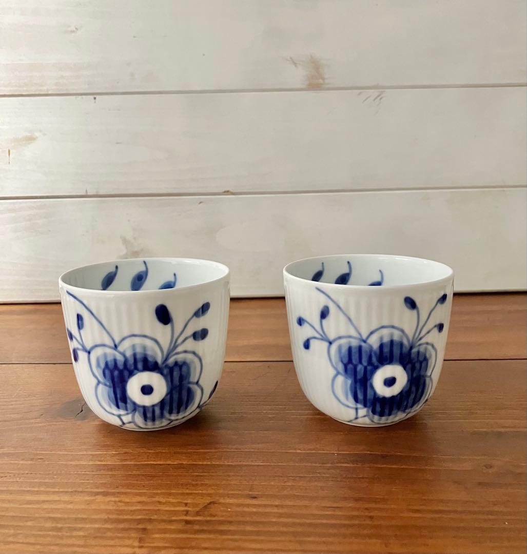 ロイヤルコペンハーゲン ＊ メガ　カップ　キャンドルホルダー2個セット