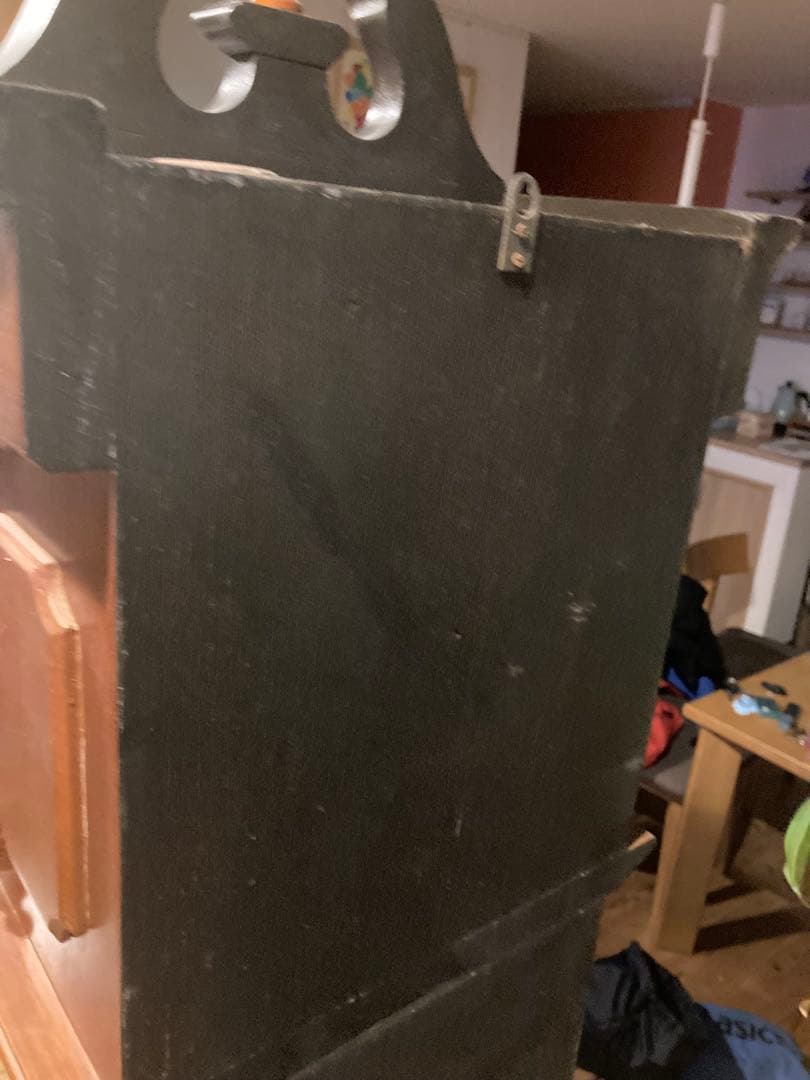 昭和レトロ　ホールクロックTempus Fugit アラーム 古時計 電池式