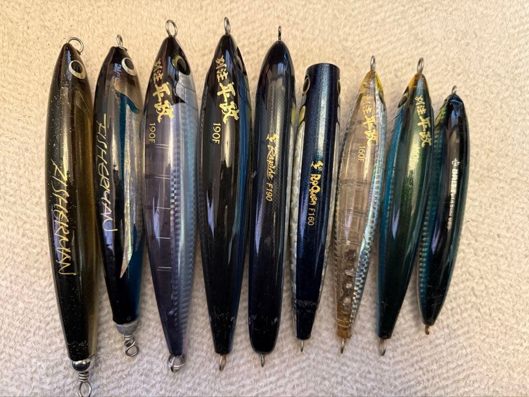 [バラ売り不可]キャスティングルアー9本セット