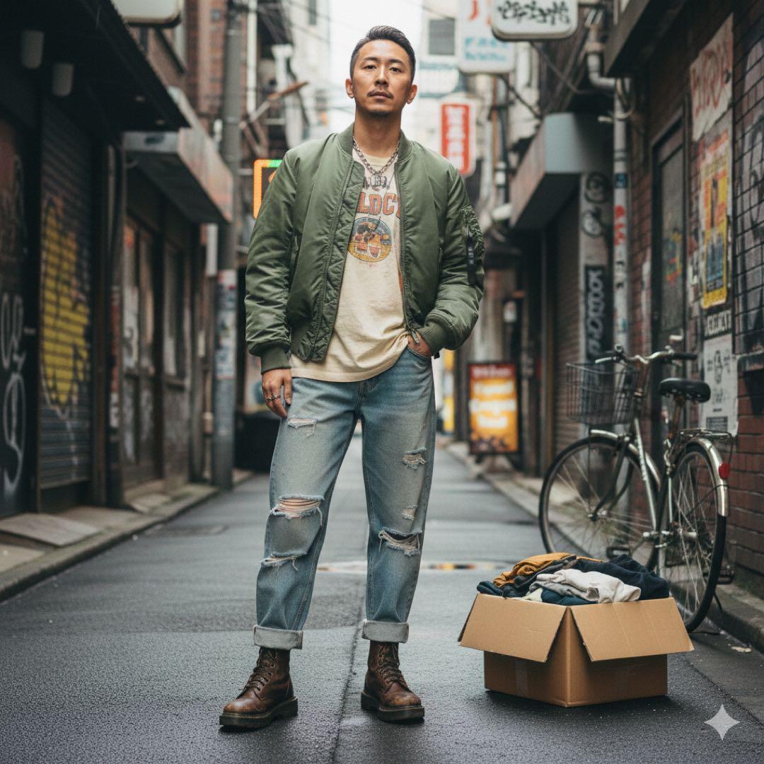 ✨美品✨ アルファ MA-1 フライトジャケット 緑 L y2k 短丈