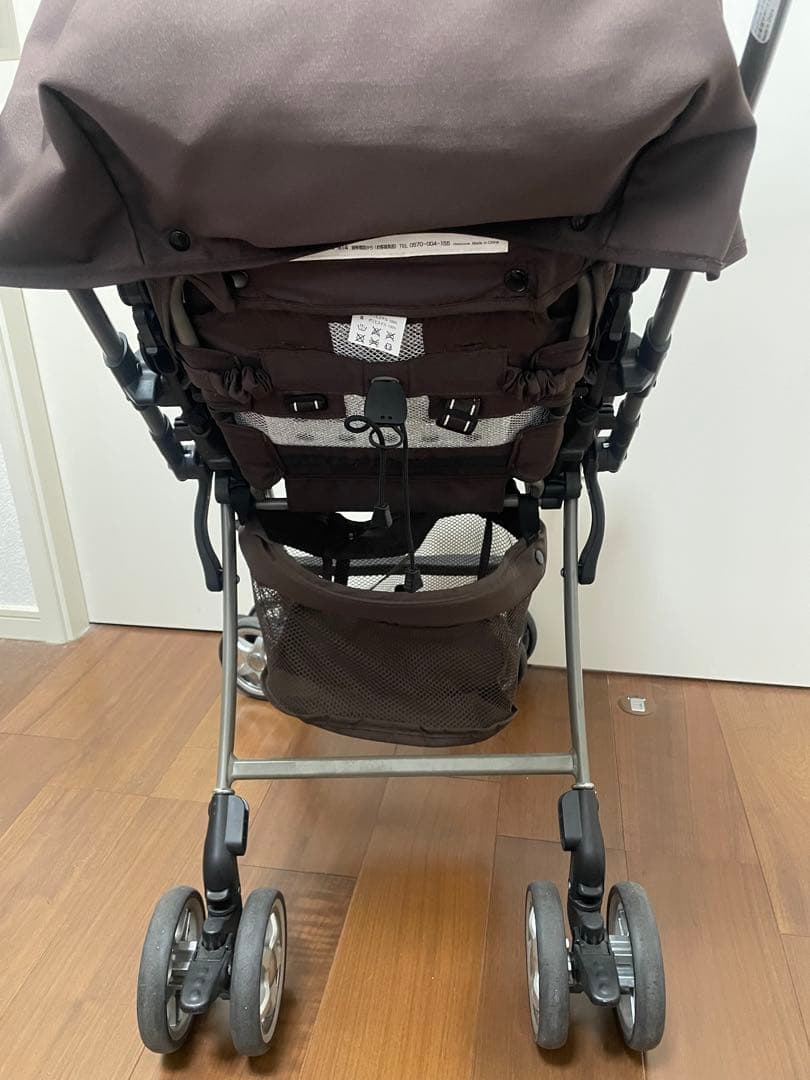 希少人気色　ラクーナ　ベビーカーAprica アップリカ　ブラウン　引取歓迎