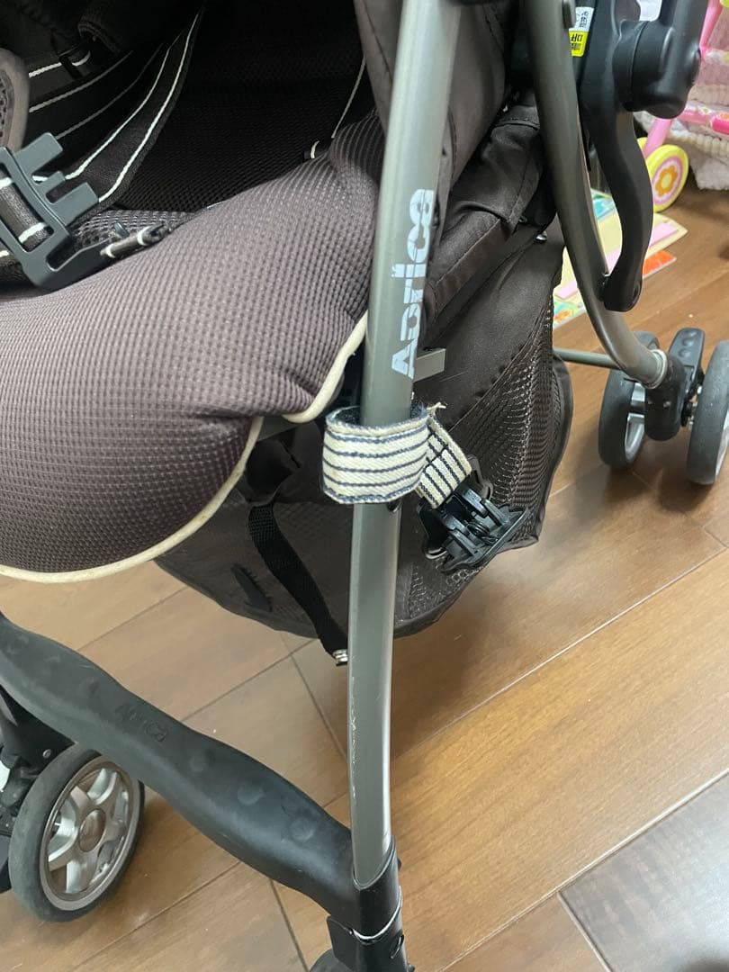 希少人気色　ラクーナ　ベビーカーAprica アップリカ　ブラウン　引取歓迎