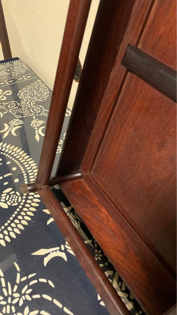 【専用】花梨？紫檀？無垢材　高級銘木　特大　盆栽　美術品　台座　天板一枚板