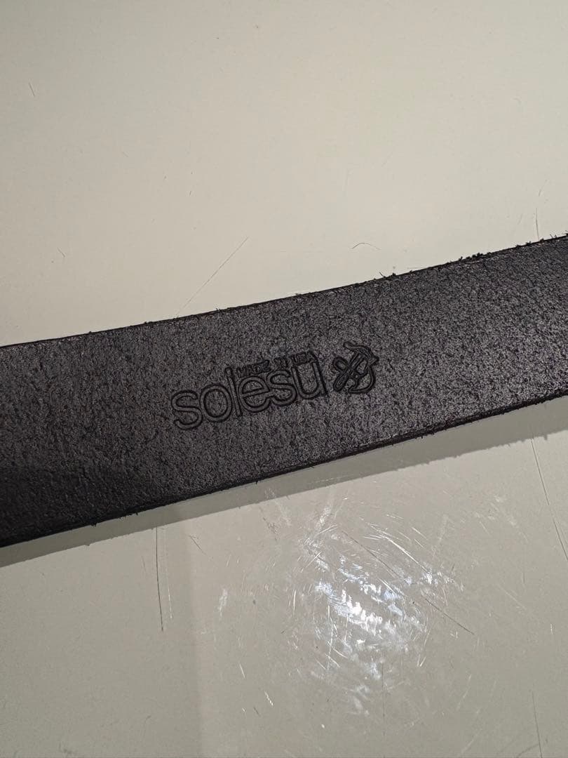 【デッド】 ソウルス（Solesu）レザーベルト☆ブラック☆アメリカ製☆W34