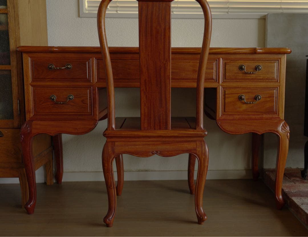 アンティーク　猫脚チェア　椅子　工芸品