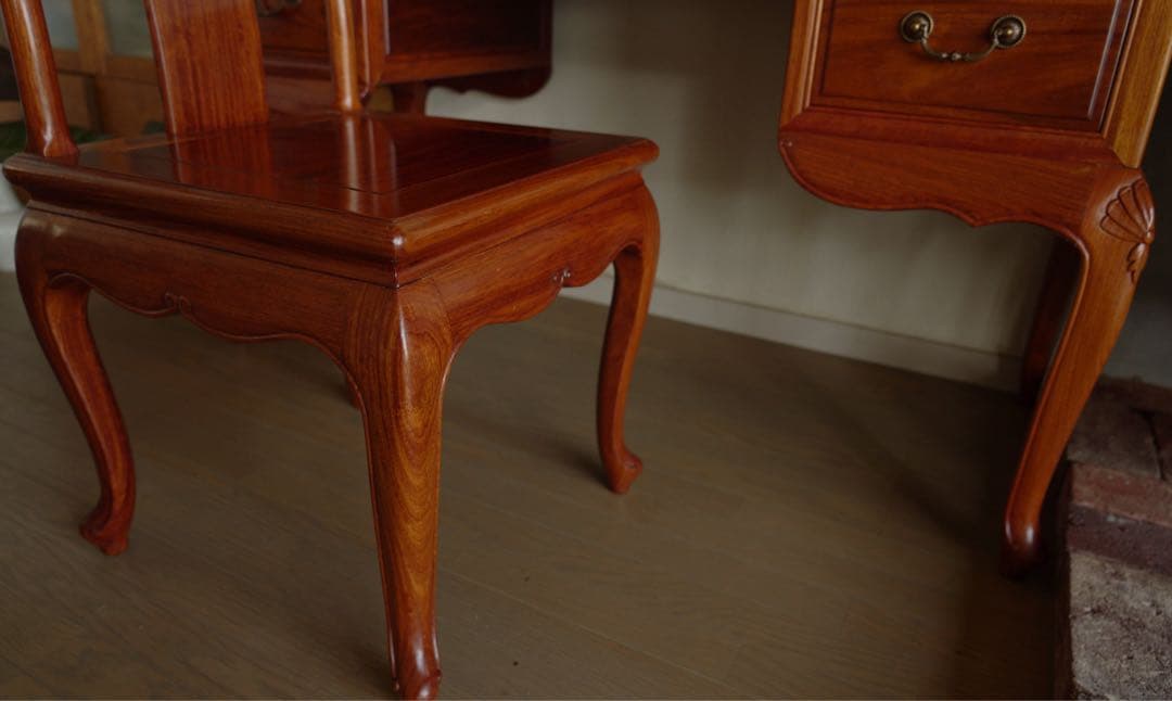 アンティーク　猫脚チェア　椅子　工芸品