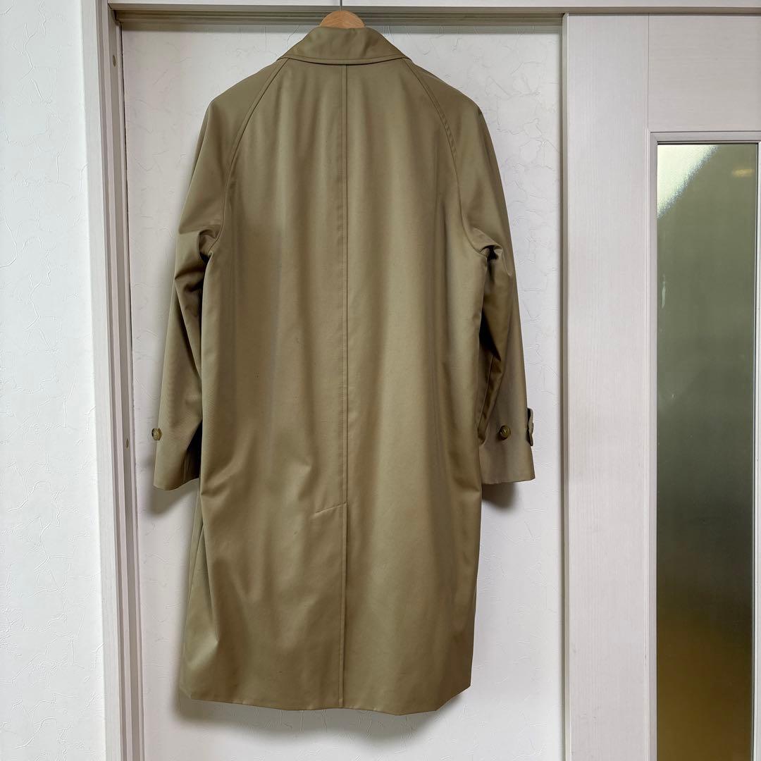 ブルックスブラザーズ ベージュ ステンカラーコート チェック裏地　サイズ36