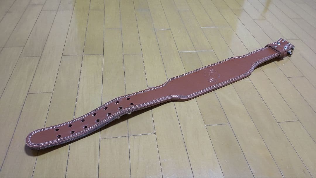 ゴールドジム（GOLD'S GYM）　プロレザーベルト　Mサイズ