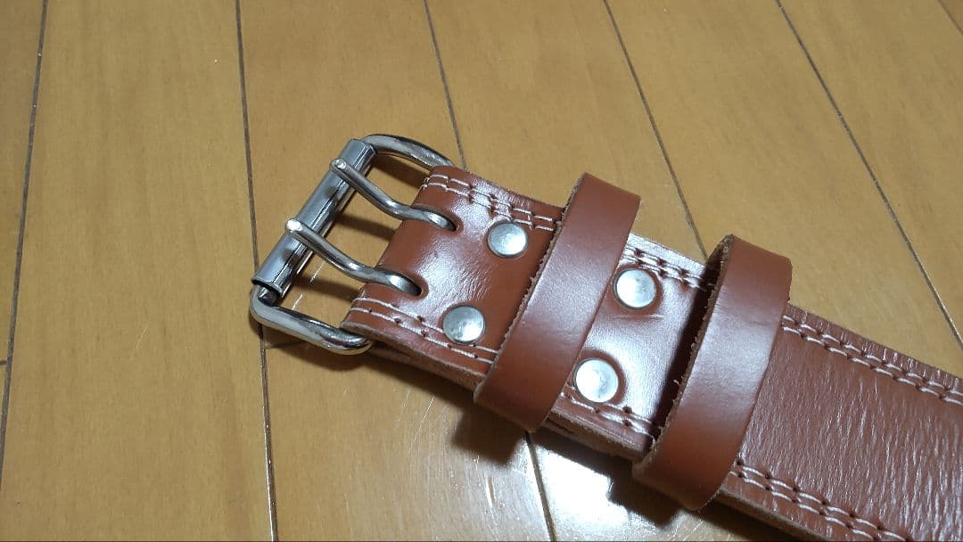 ゴールドジム（GOLD'S GYM）　プロレザーベルト　Mサイズ