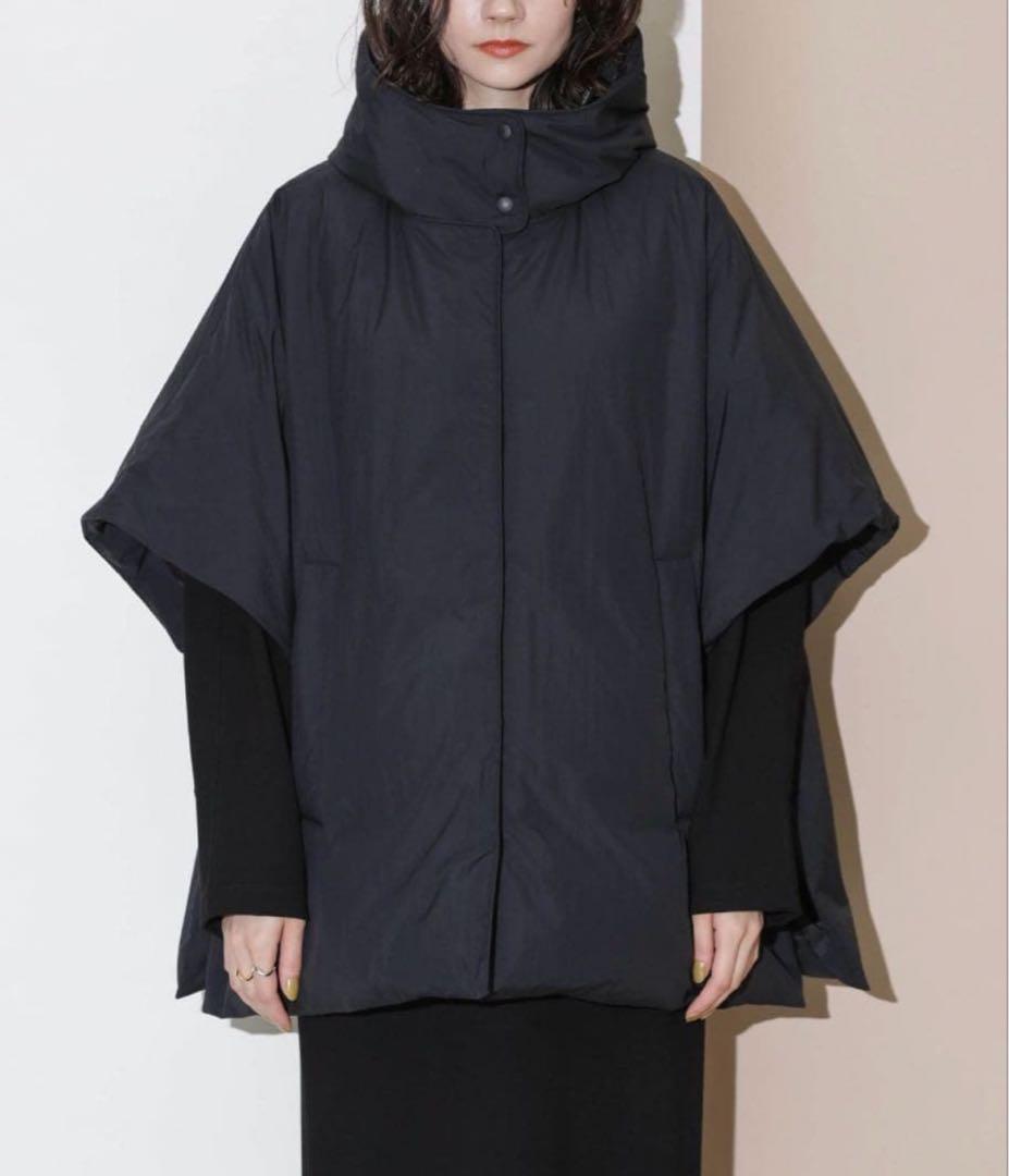 ナノユニバース　西川ダウン　2WAY ケープダウンポンチョダウン