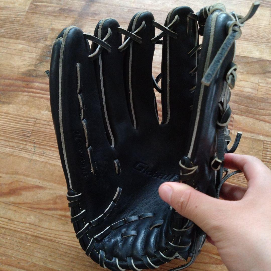 週末セール値下げ!ミズノ 軟式用レザーグローブ 黒　値下げOK