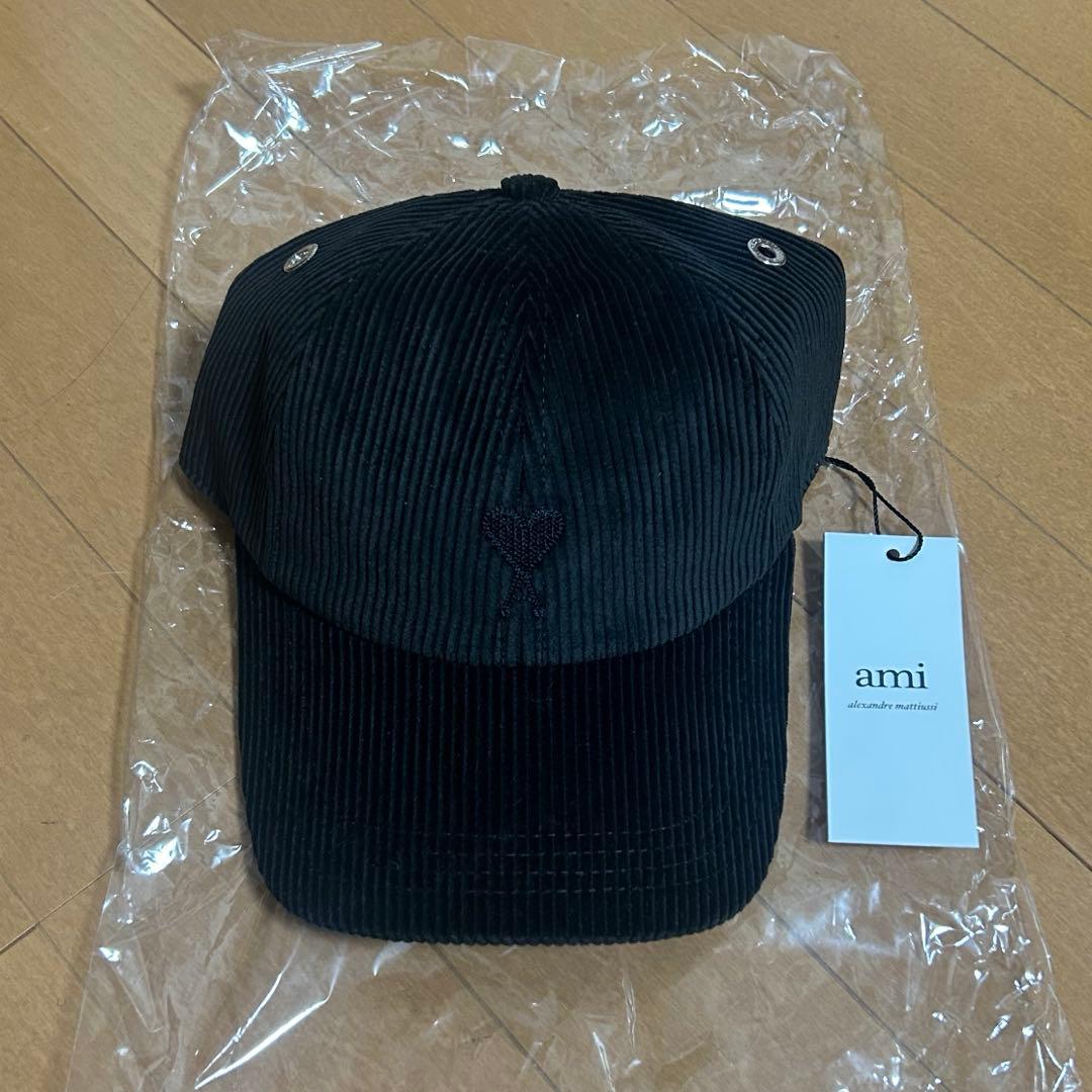 AMI PARIS コーデュロイキャップ