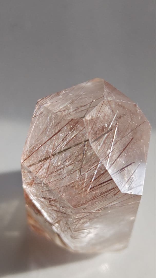 珍品【高品質】ピンクレッド ルチル ポイント