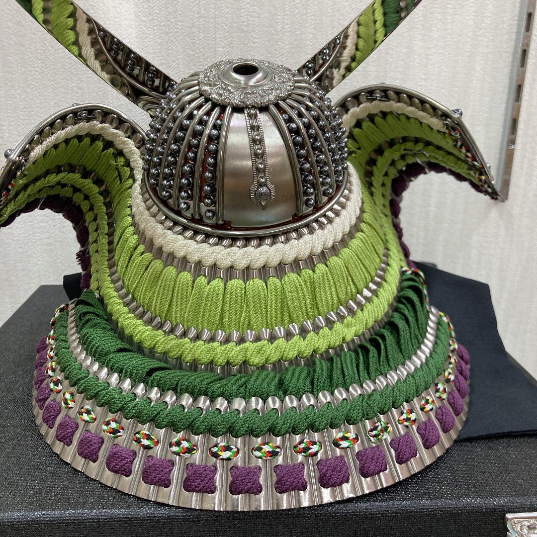 E2 訳あり特価！五月人形兜のみ　五月鎧兜　五月初節句　コンパクト兜