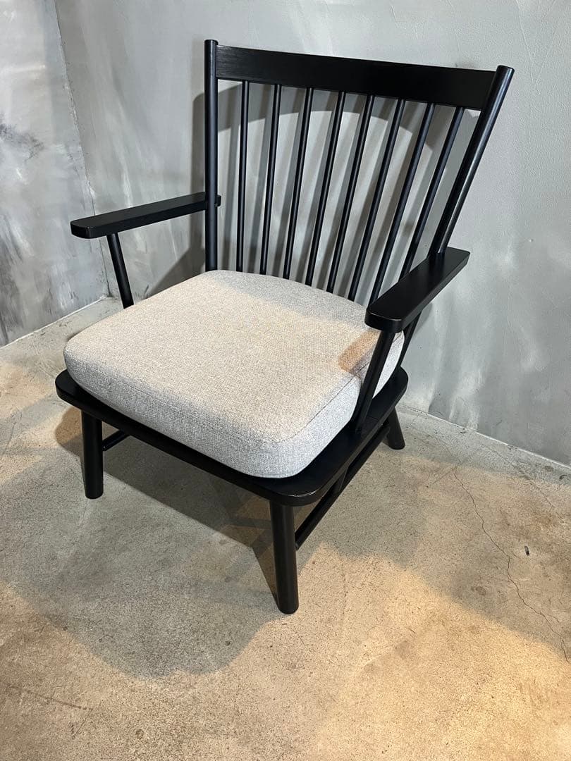 1人掛けソファ 椅子 ブラック　IKEA