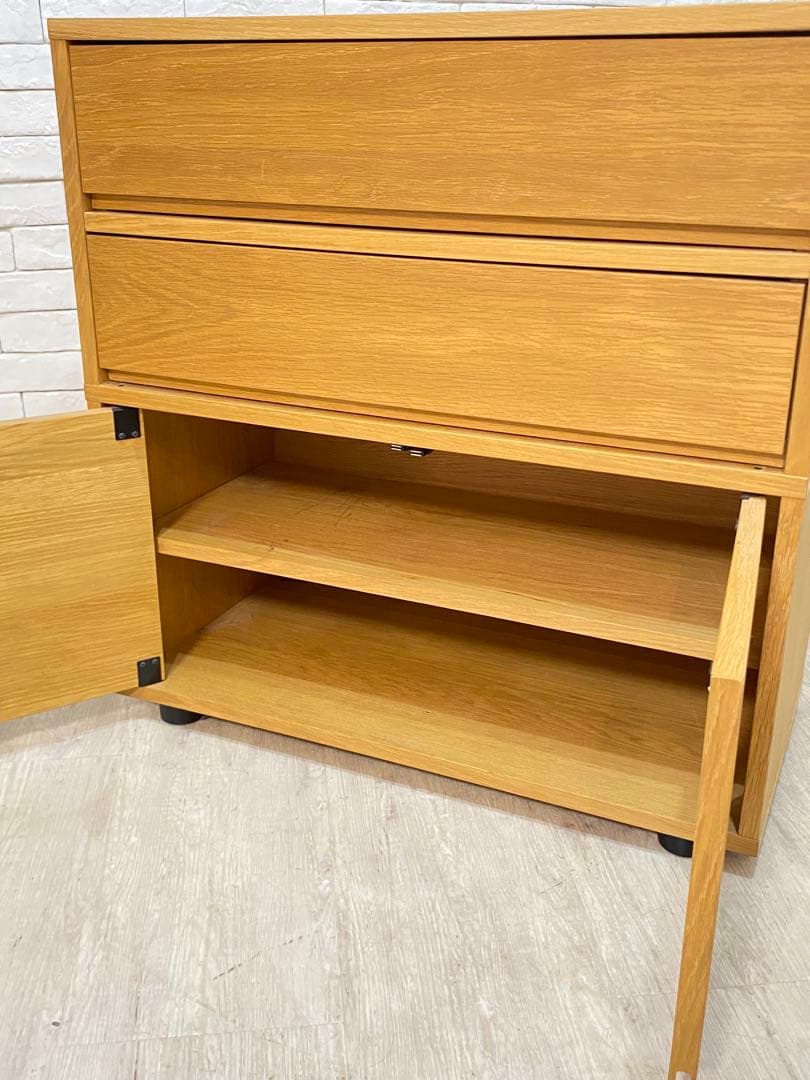 【東京都内23区配送無料】無印　チェスト　収納棚　箪笥　サイドボード　北欧