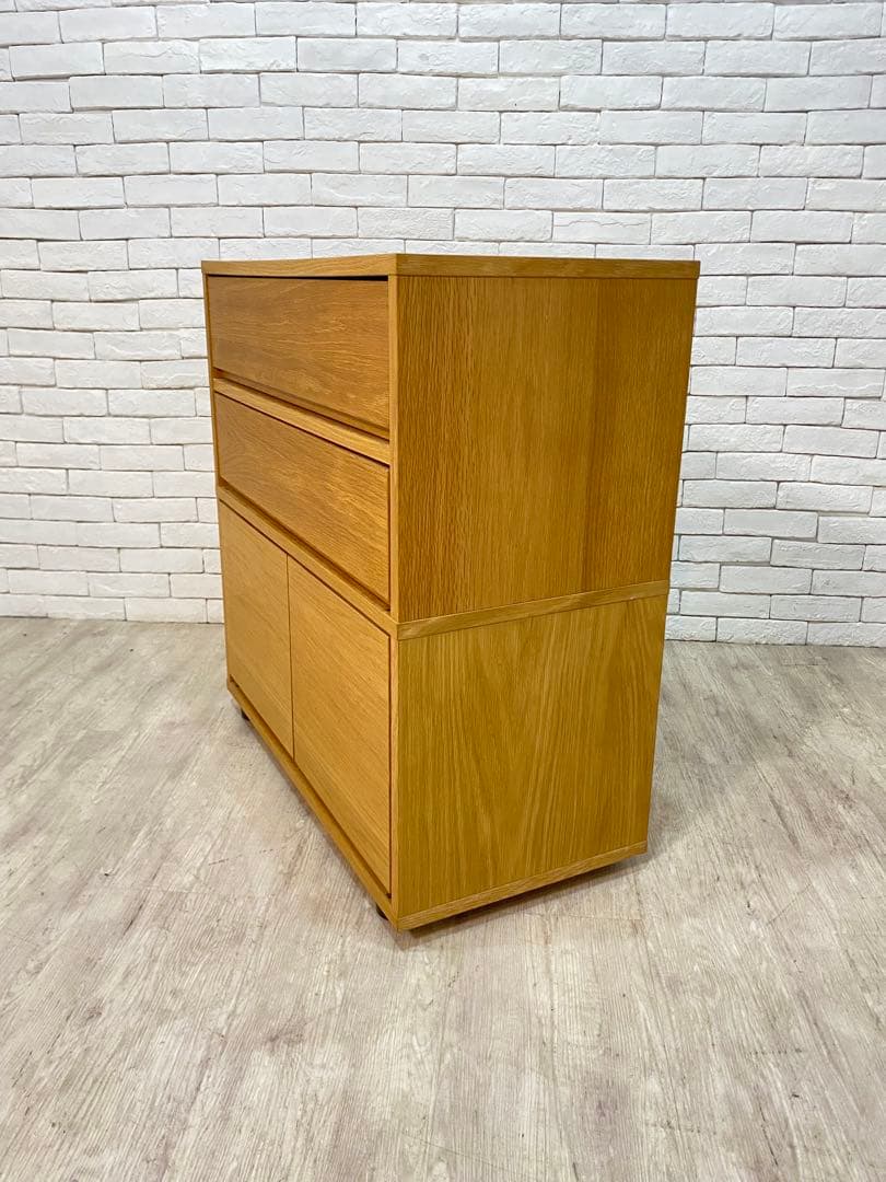 【東京都内23区配送無料】無印　チェスト　収納棚　箪笥　サイドボード　北欧