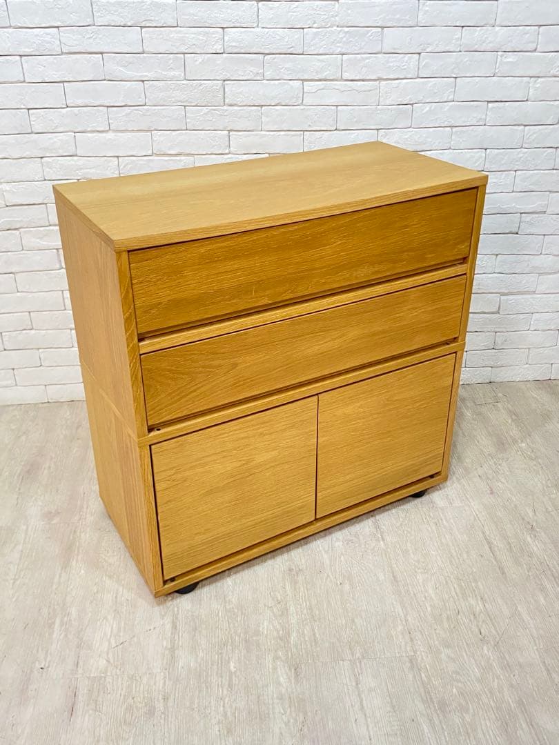 【東京都内23区配送無料】無印　チェスト　収納棚　箪笥　サイドボード　北欧