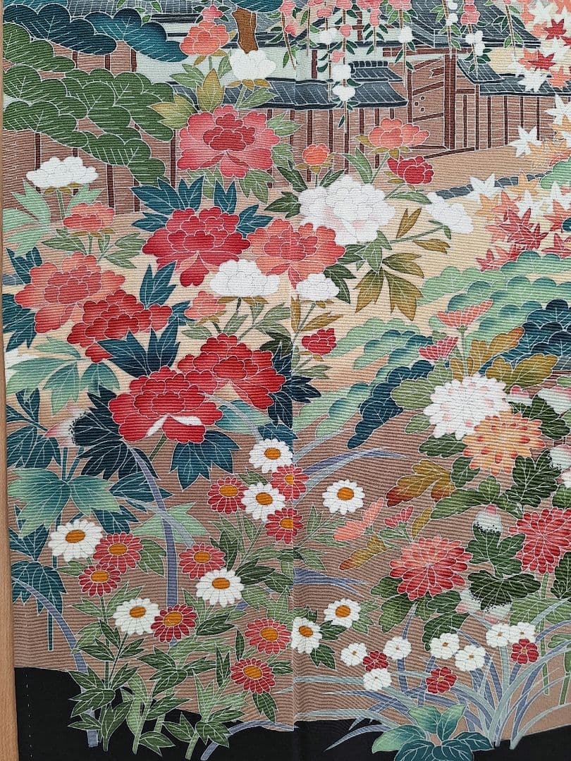 着物リメイクワンピース3693