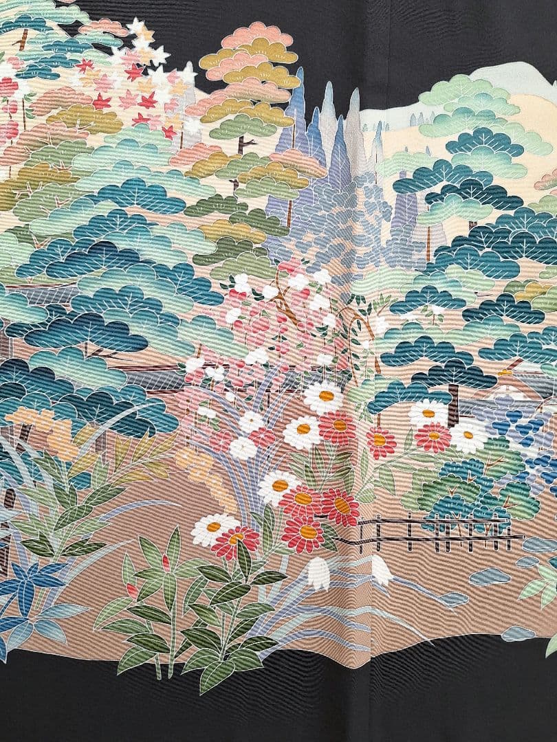 着物リメイクワンピース3693