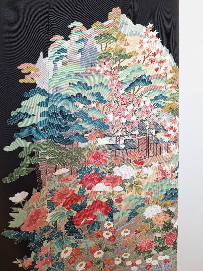 着物リメイクワンピース3693