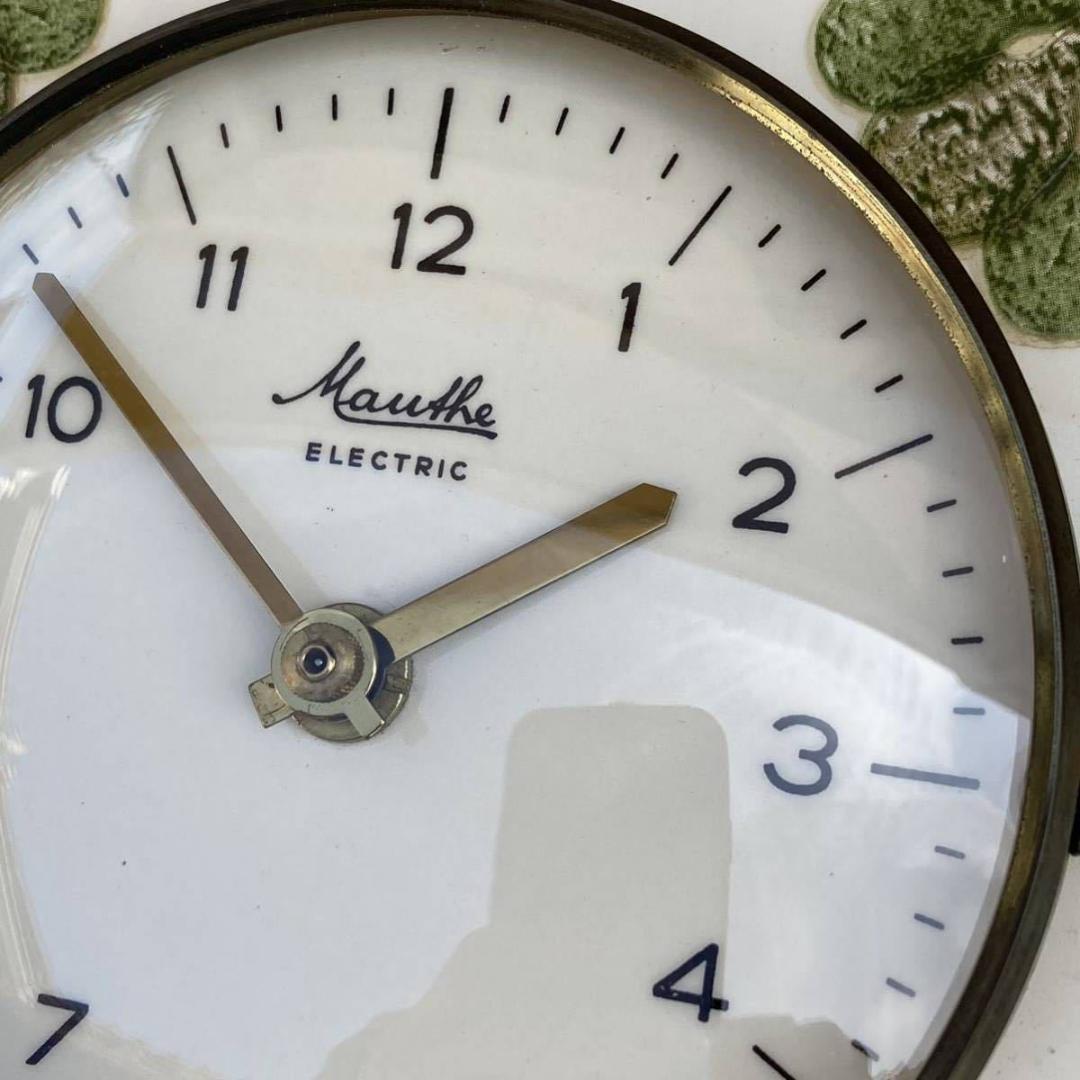 ⚫︎メンテナンス品⚫︎ドイツ ヴィンテージ 陶器 クロック タイマー付 掛け時計