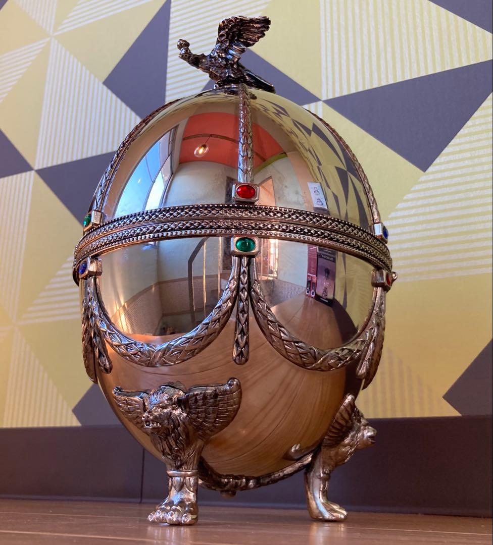 ラドガ インペリアルコレクション 銀 ベネチアングラス デキャンタ 空瓶 空箱