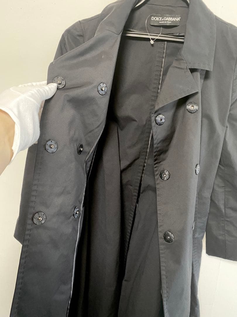 【大幅値下げ】DOLCE&GABBANA コート ブラック
