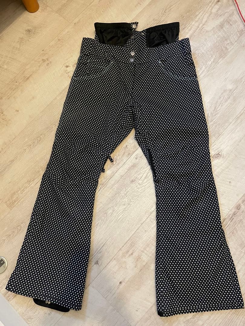 SCAPE スノーボードウエア　パンツ　M 黒白ドット