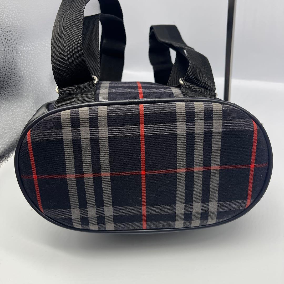 希少 美品 BURBERRY バーバリー ノバチェック リュック バックパック