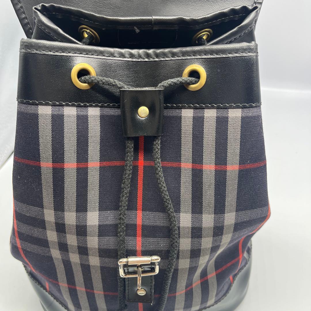 希少 美品 BURBERRY バーバリー ノバチェック リュック バックパック