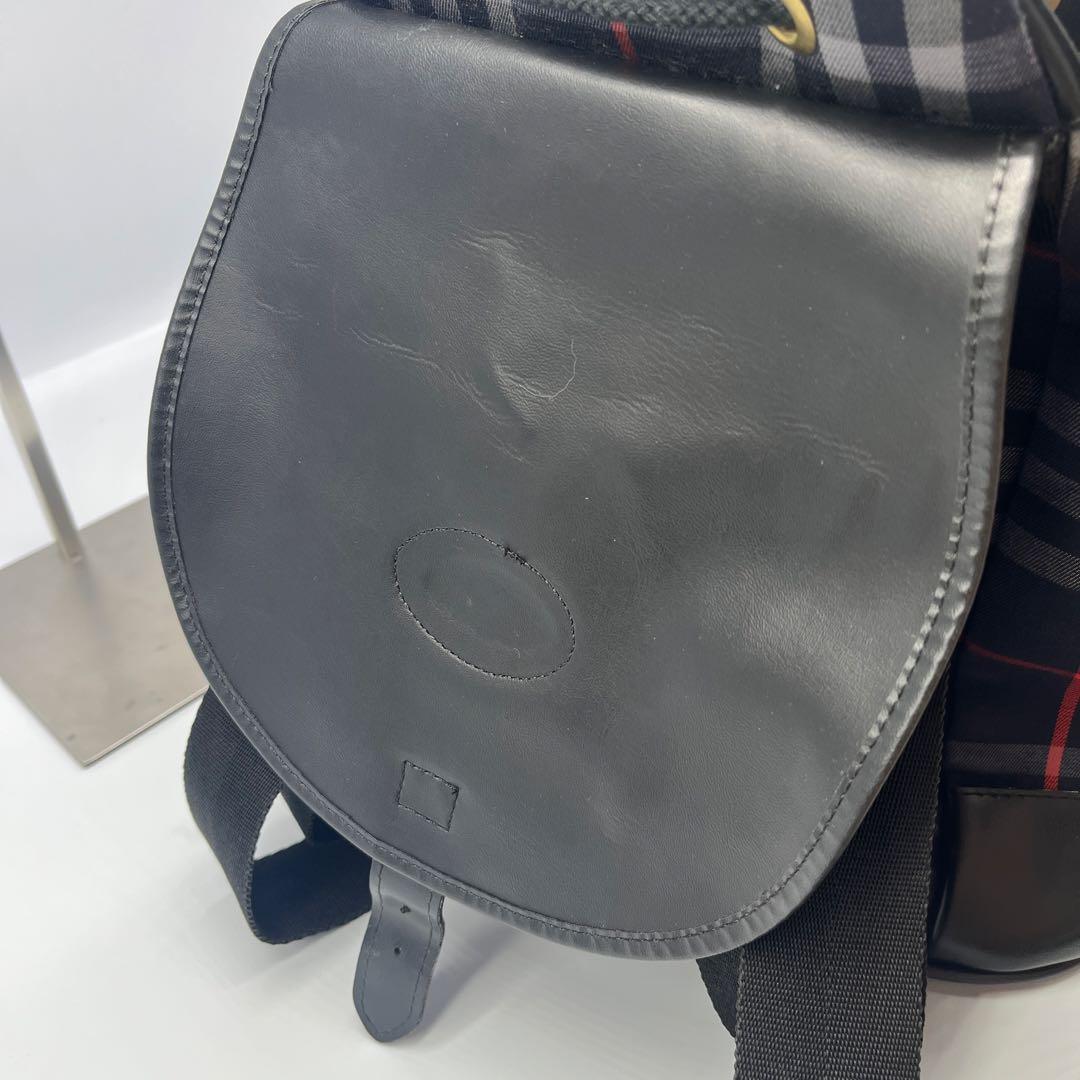 希少 美品 BURBERRY バーバリー ノバチェック リュック バックパック