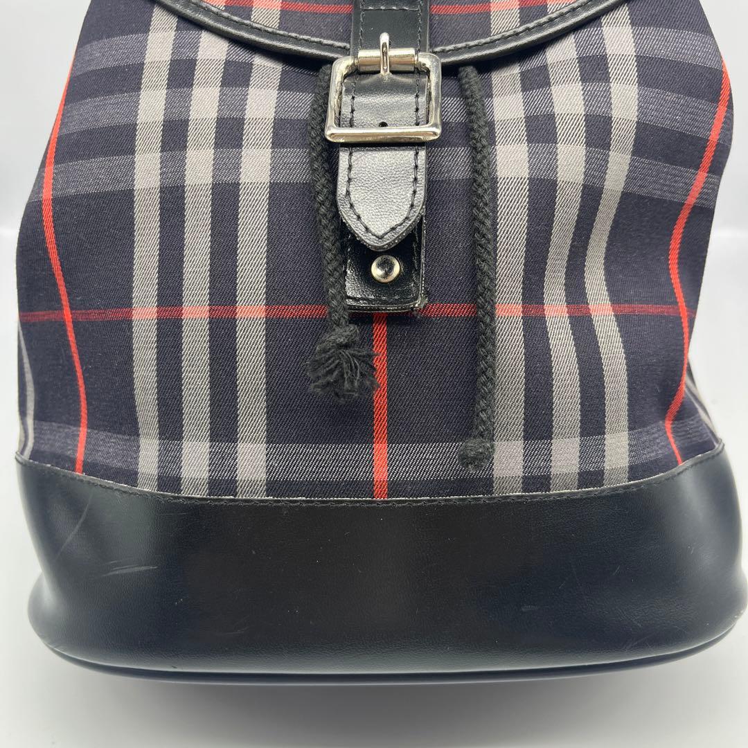 希少 美品 BURBERRY バーバリー ノバチェック リュック バックパック