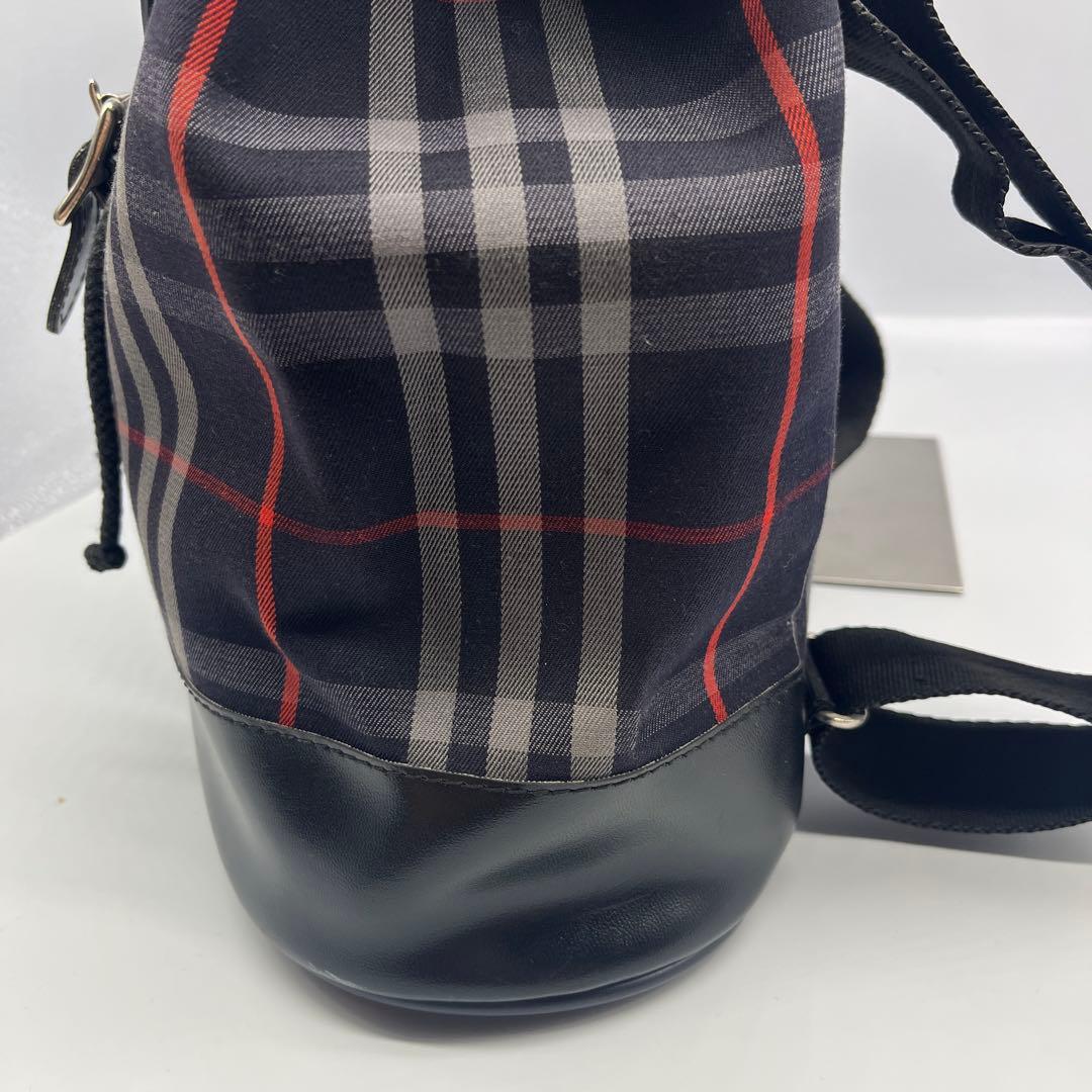 希少 美品 BURBERRY バーバリー ノバチェック リュック バックパック