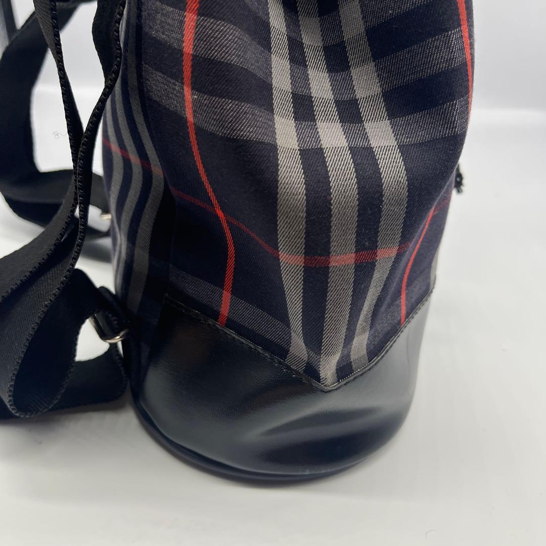 希少 美品 BURBERRY バーバリー ノバチェック リュック バックパック