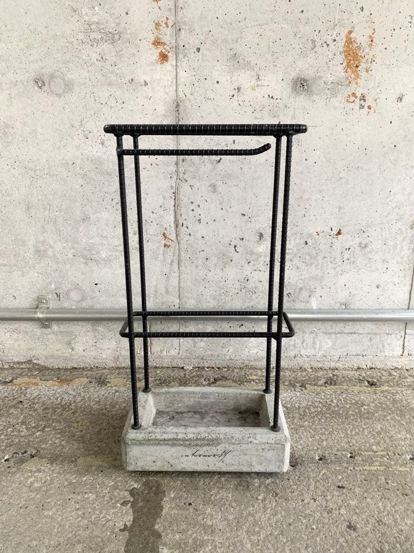 傘立て コンクリート 鉄筋フレーム セメント アイアン エイジング加工 オシャレ