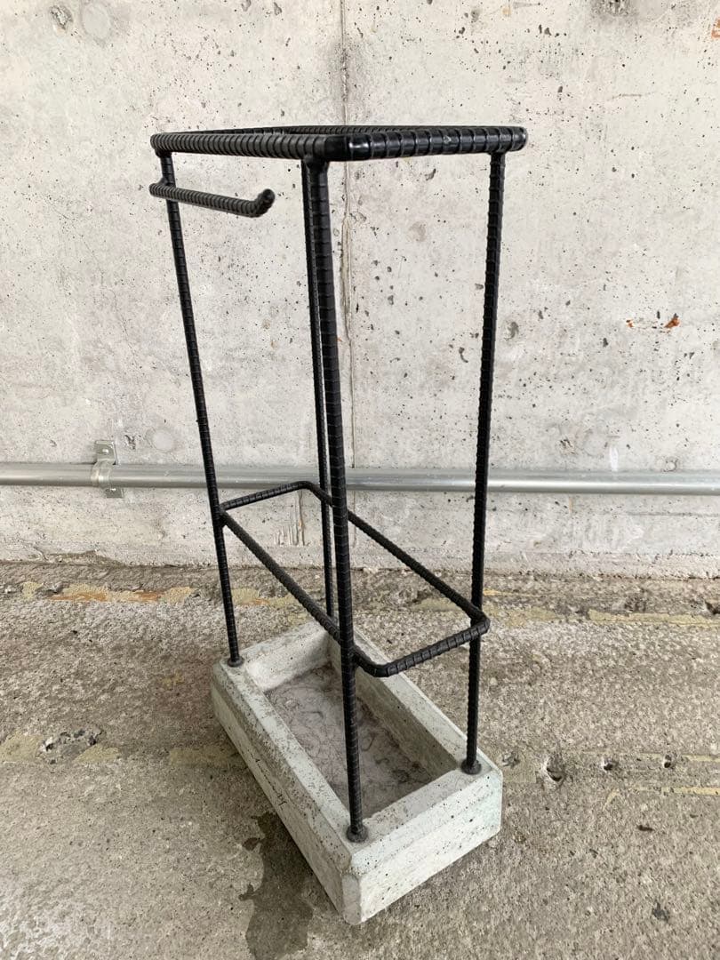 傘立て コンクリート 鉄筋フレーム セメント アイアン エイジング加工 オシャレ