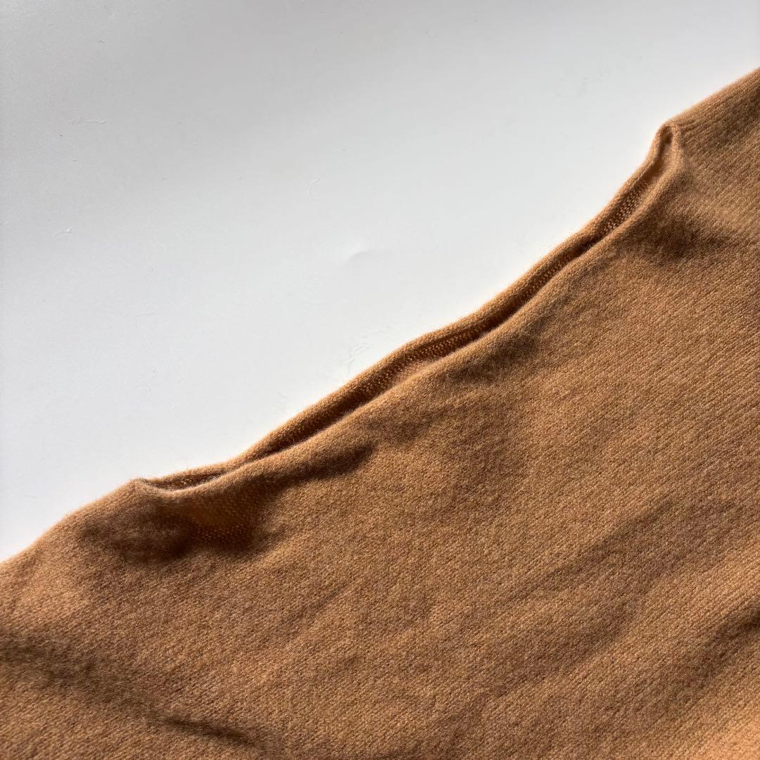 新品【NOBLE】ファインウールドルマンプルオーバー　キャメル