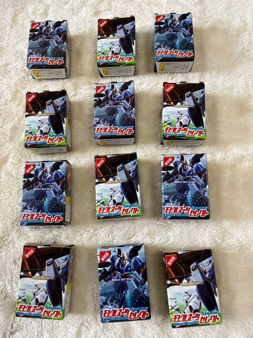 森永製菓　チョコスナック　機動戦士Zガンダム モビルスーツセレクト復刻版　全種