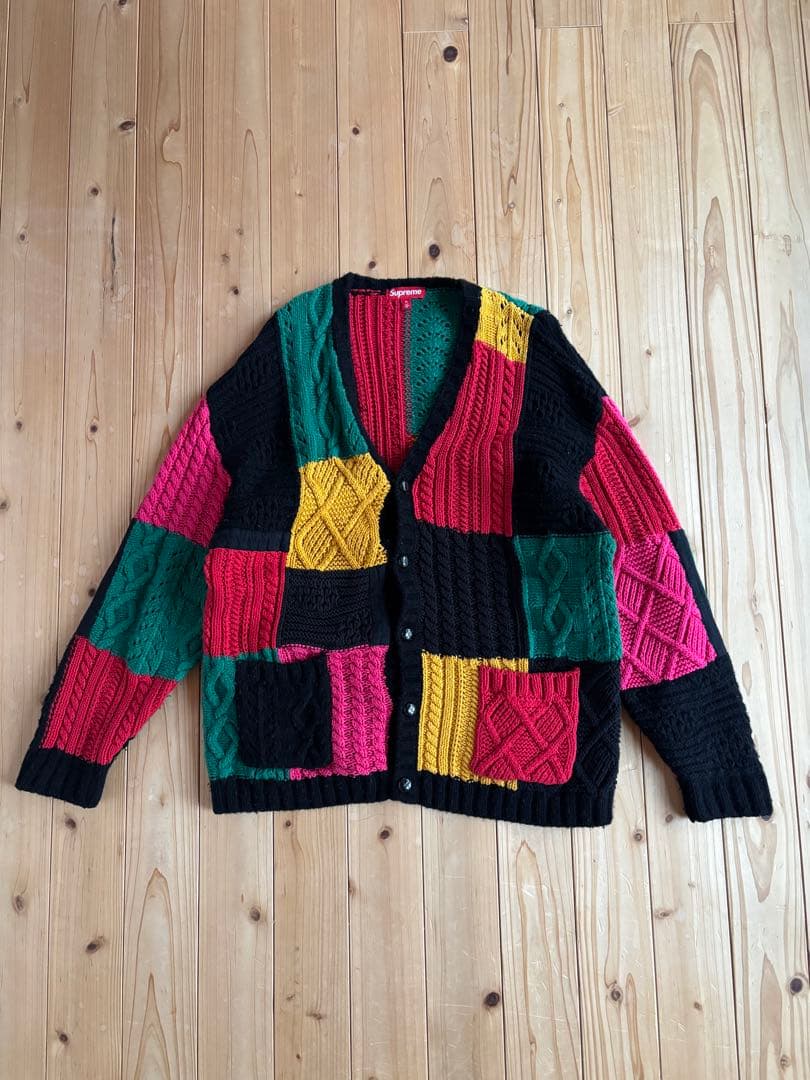 トップス Supreme Patchwork Cardigan XL