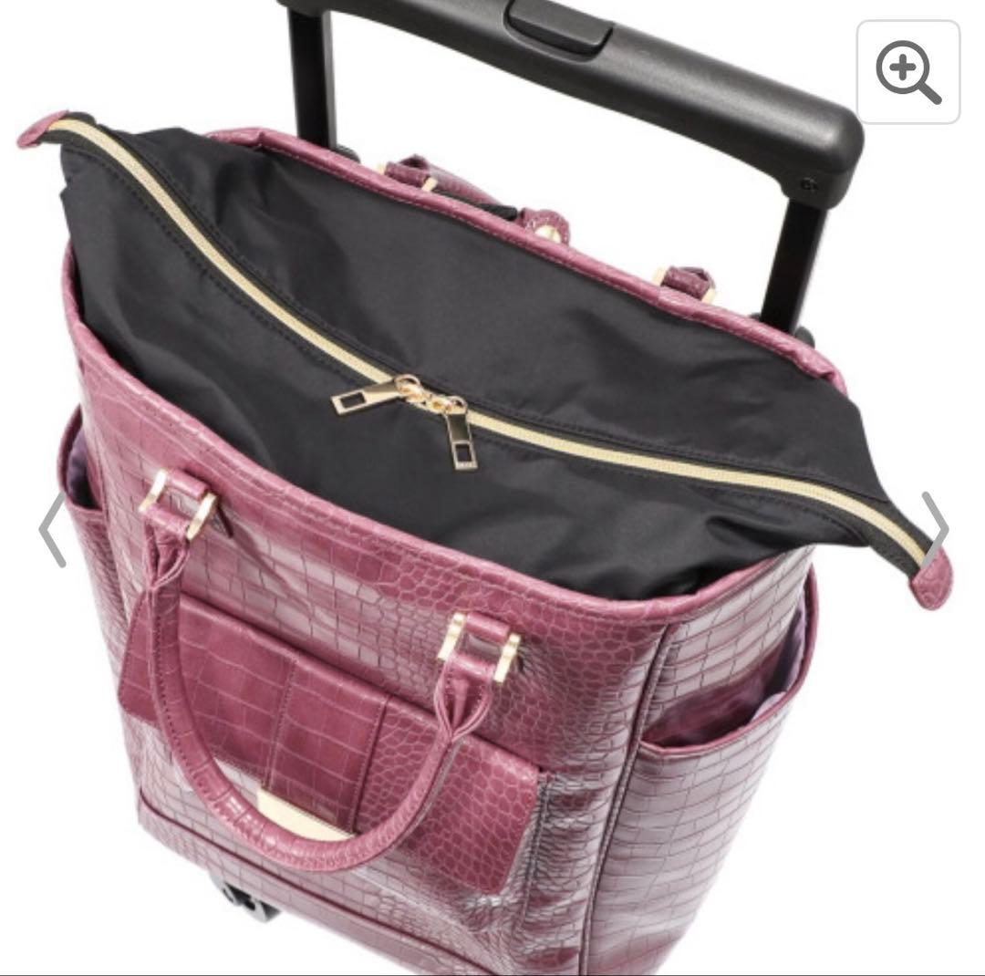 【新品未使用】人気スワニー 黒 Lサイズ トートキャリー クロコ型押し完売