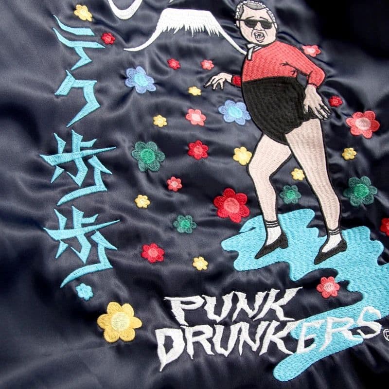 稀少！Punk Drunkers くっきー！　スカジャン