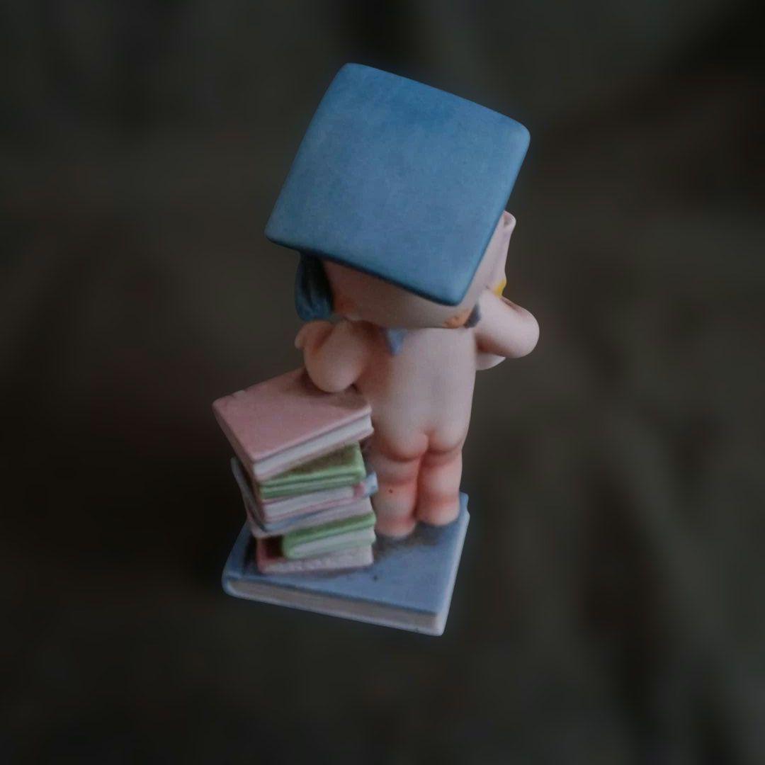 加藤工芸　子供の陶器フィギュア4体セット