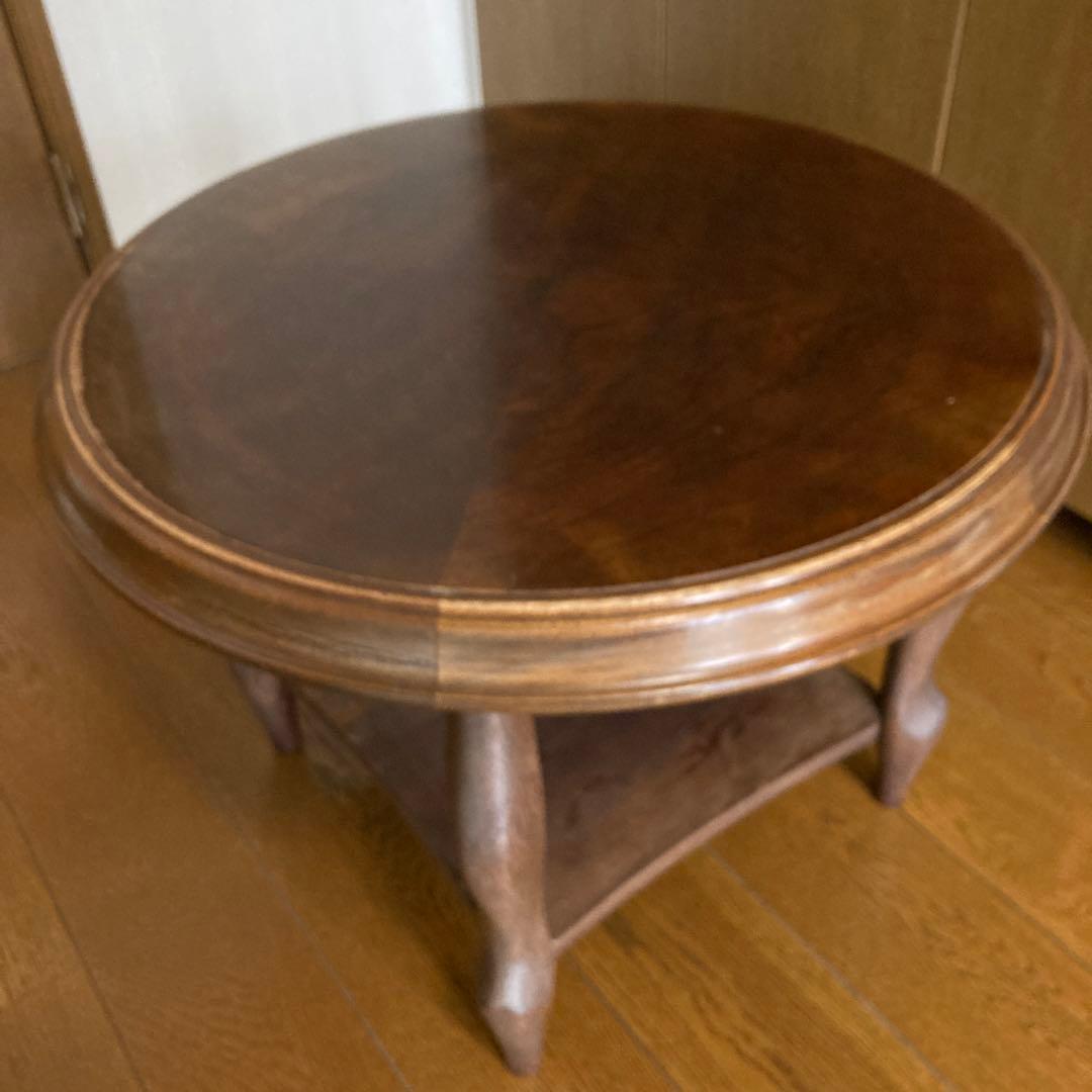 天然木(ブビンガ)テーブル